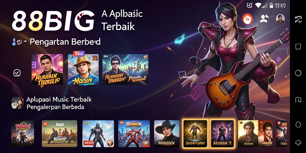Tangkapan layar yang menunjukkan gameplay interaktif 88BIG.