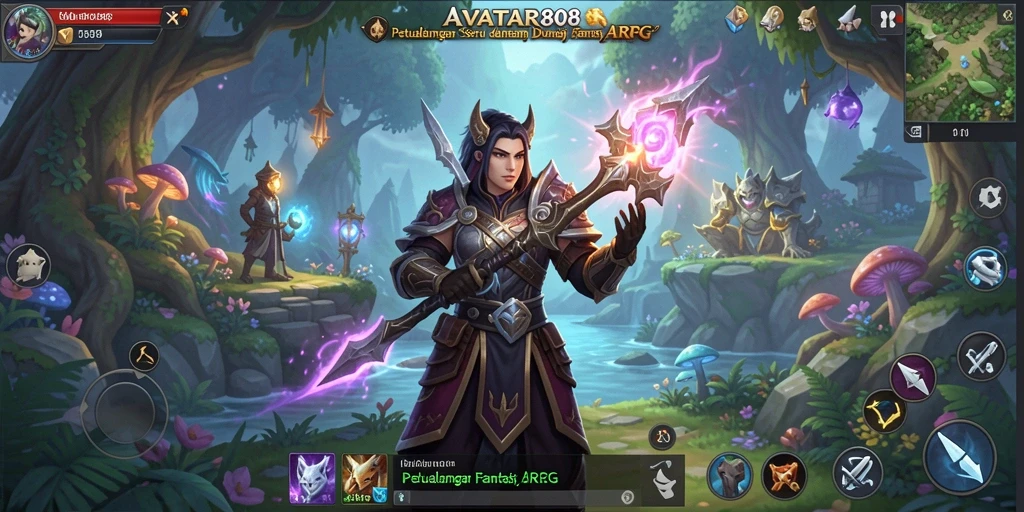 Gameplay seru dalam dunia fantasi di AVATAR808.
