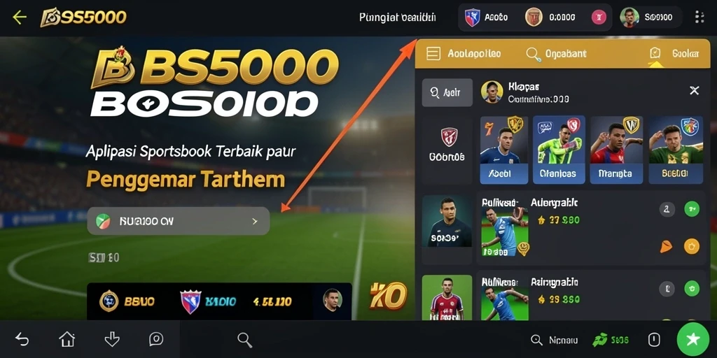 Screenshot gameplay BOS5000 menampilkan antarmuka taruhan yang menarik.