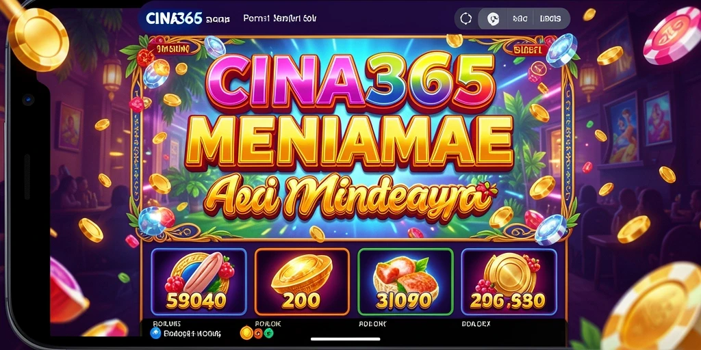 Screenshot gameplay CINA365 menunjukkan keseruan bermain slot.