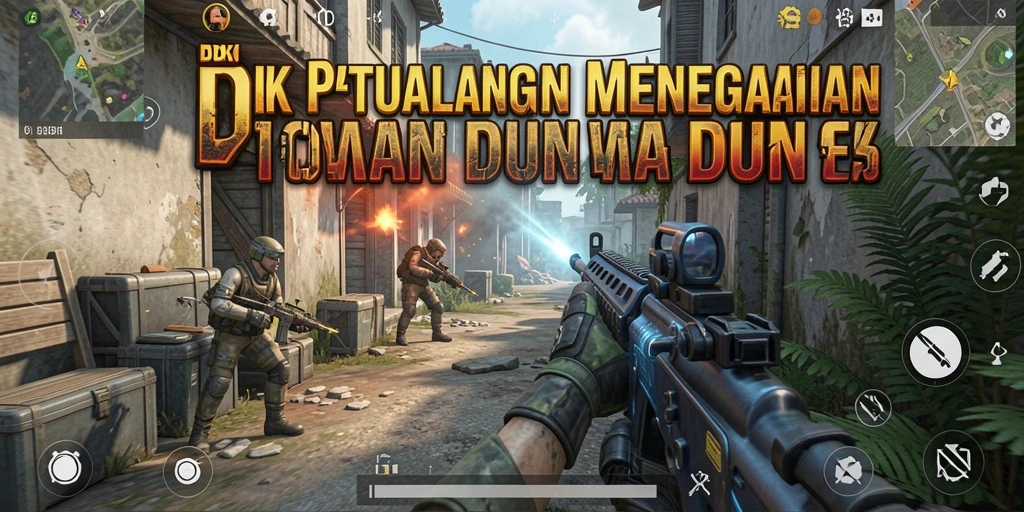Screenshot DKK menampilkan aksi menegangkan dalam pertempuran FPS.