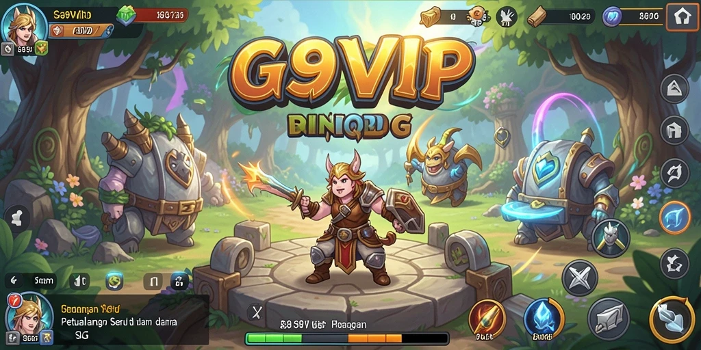 Tampilan gameplay SLG yang menarik di G9VIP.