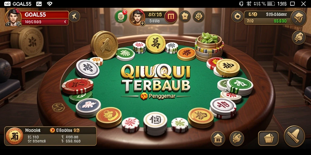 Tampilan gameplay QiuQiu yang menarik dan interaktif.