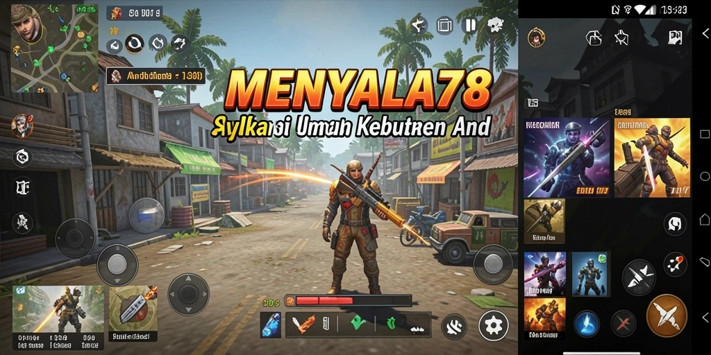 Tampilan intuitif dan fungsionalitas aplikasi Utility MENYALA78.