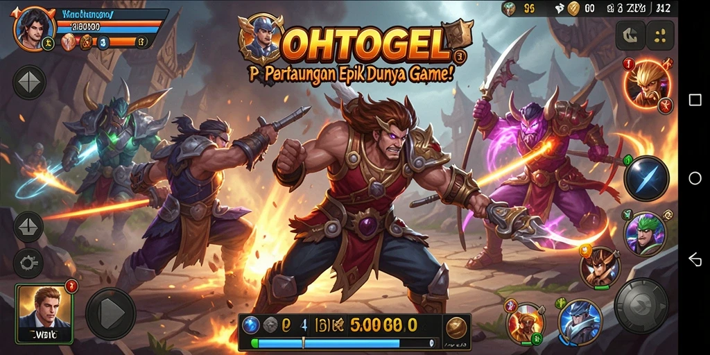Gameplay OHTOGEL yang penuh aksi dan spektakuler.