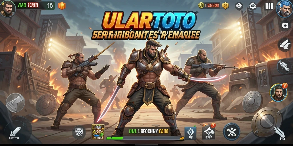 Tampilan mendebarkan dari ULARTOTO dalam mode Battle Royale.